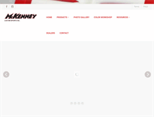 Tablet Screenshot of mckenneysports.com